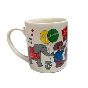 World's Best Grandma Ceramic Mug Circus Animals